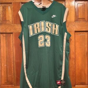 Irish James 23 Basketball Jersey